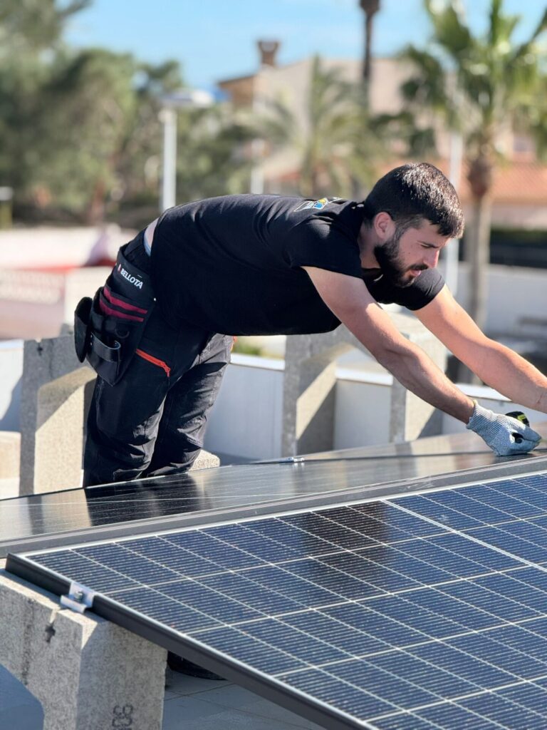 Mantenimiento placas solares